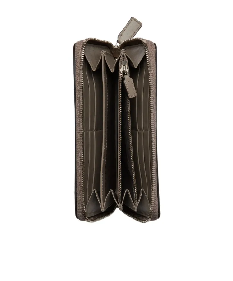 Zip Around Wallet With Horsebit