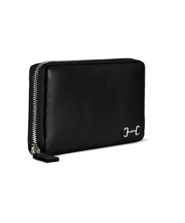 Zip Around Wallet With Horsebit