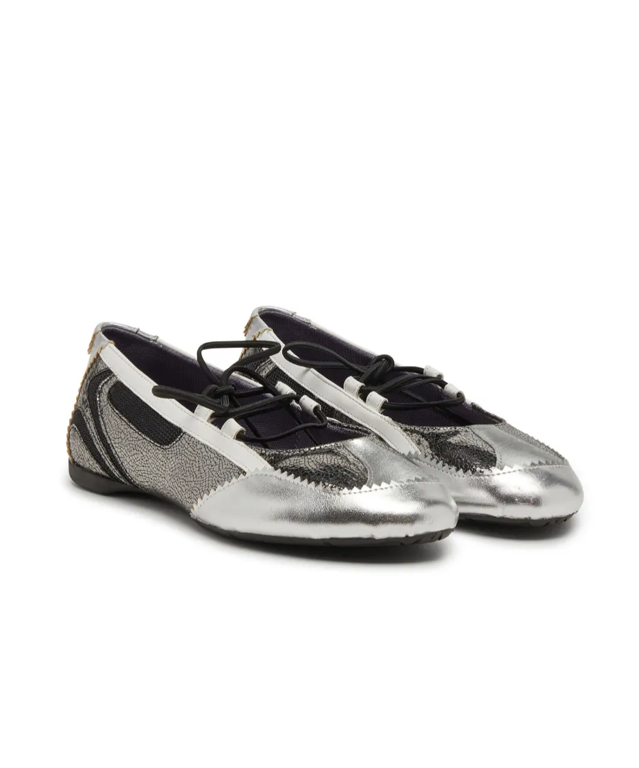 Lace-Up Ballet Flats
