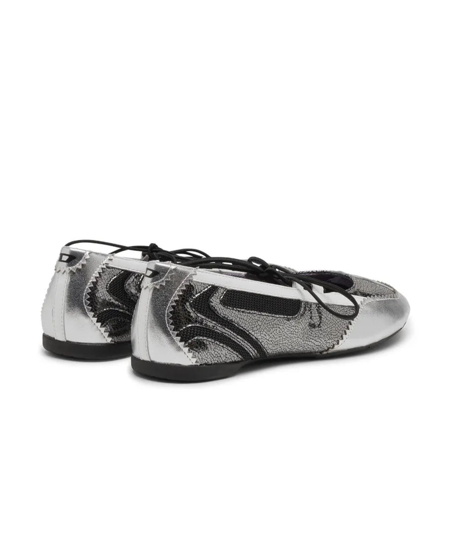 Lace-Up Ballet Flats