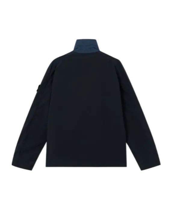 Stone Island Logo Patch Buttoned Jacket