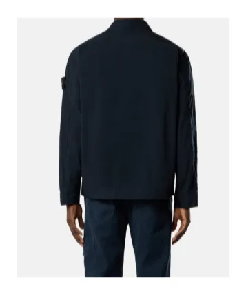 Stone Island Logo Patch Buttoned Jacket