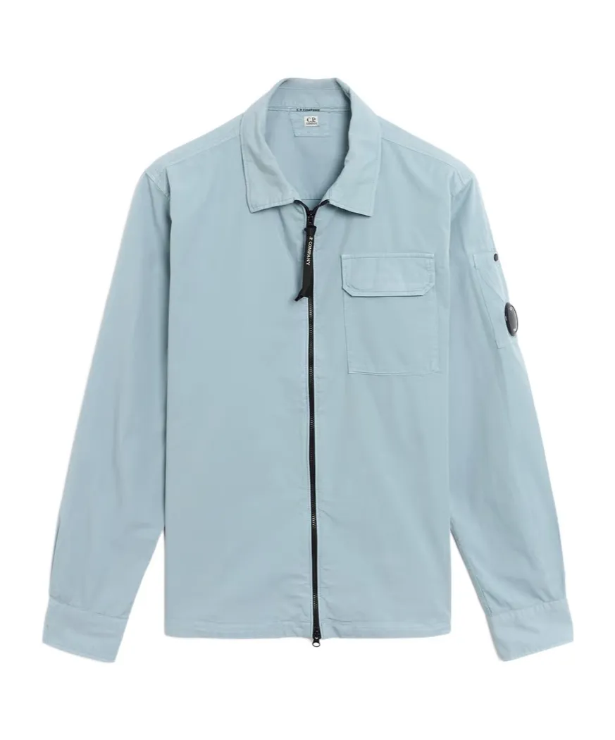 Logo Zip-Up Shirt