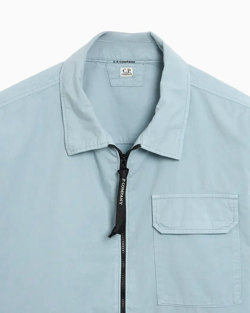 Logo Zip-Up Shirt