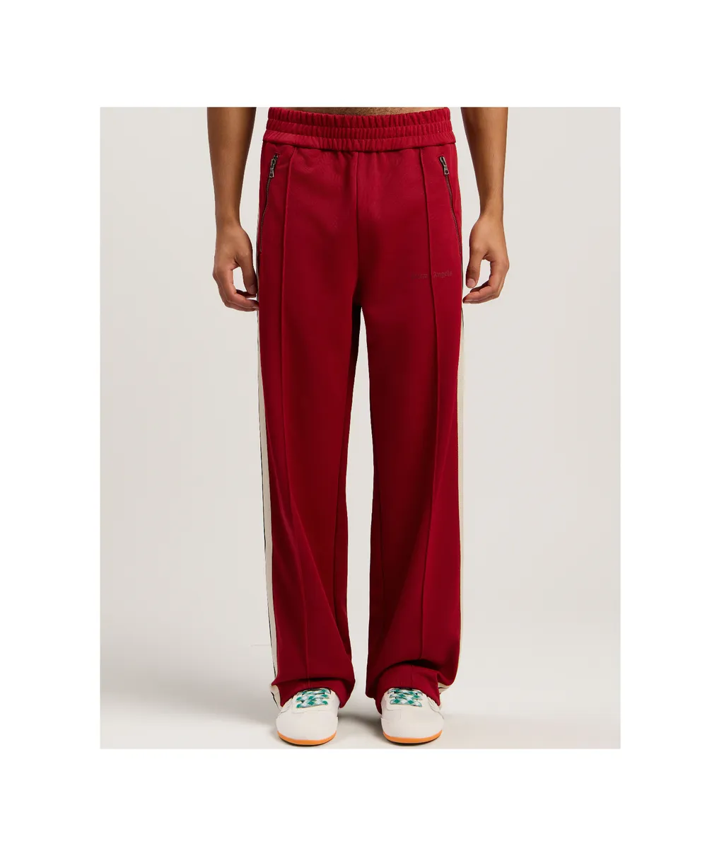 Zip-Up Side-Stripe Track Pants
