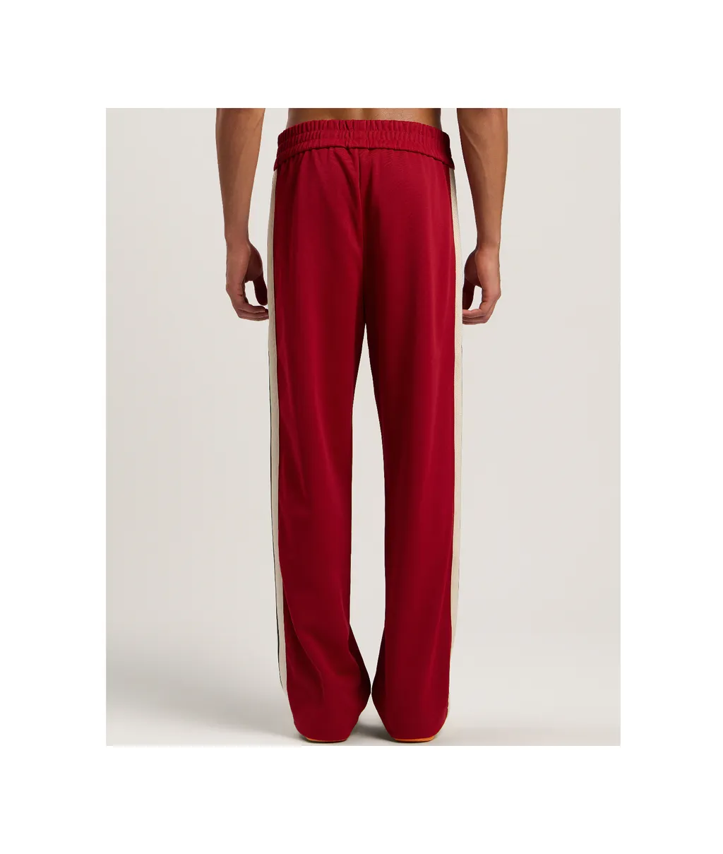 Zip-Up Side-Stripe Track Pants