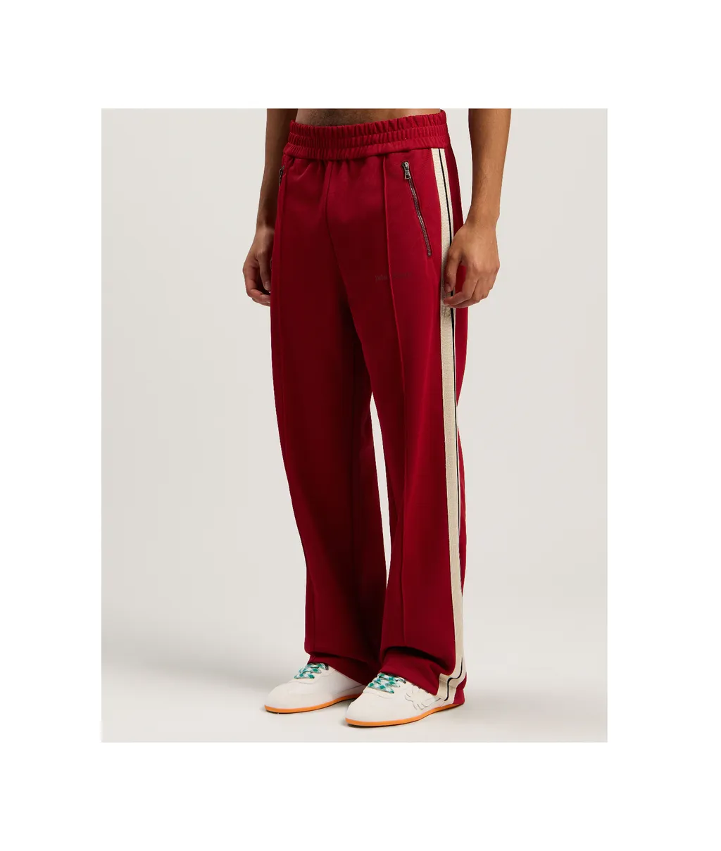 Zip-Up Side-Stripe Track Pants