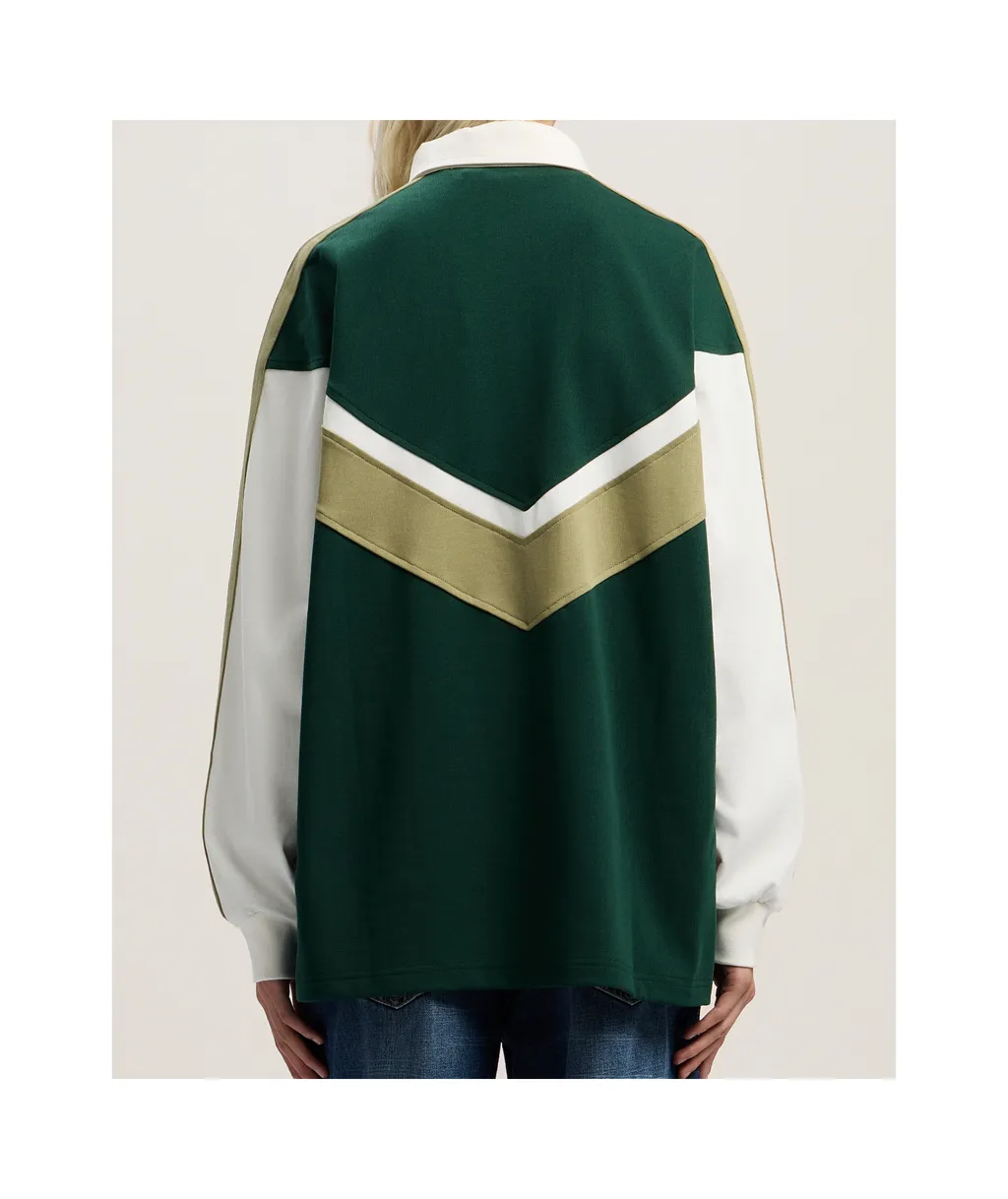 Monogram Colourblock Polo Shirt