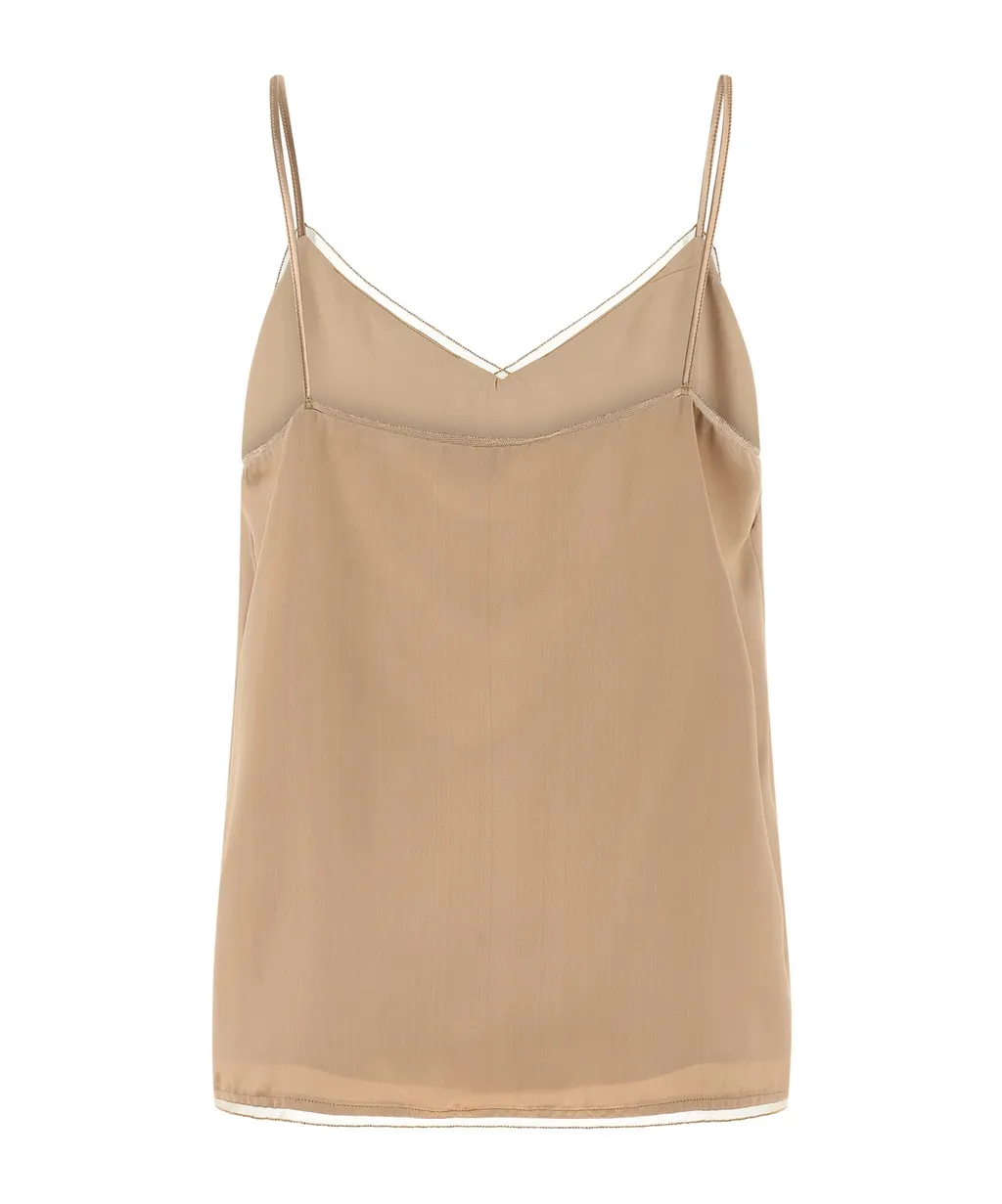 Fabiana Filippi V-Neck Camisole Lingerie Top