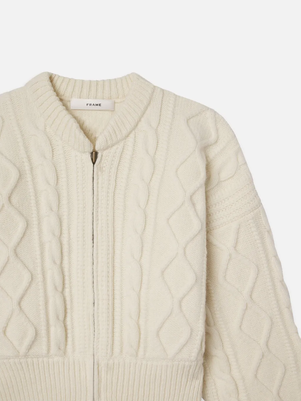 Long-Sleeved Knitted Cardigan