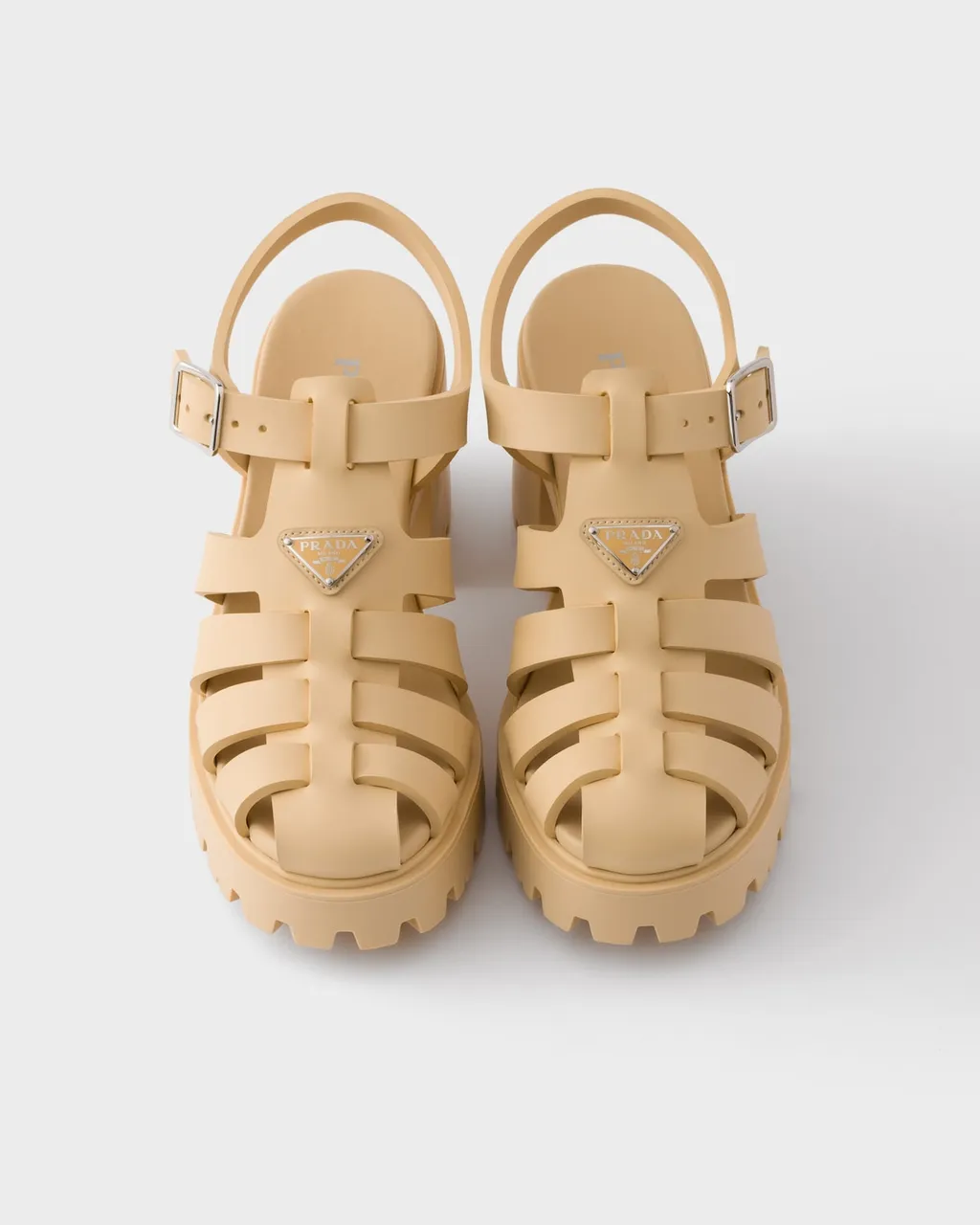 Rubber Platform Sandals