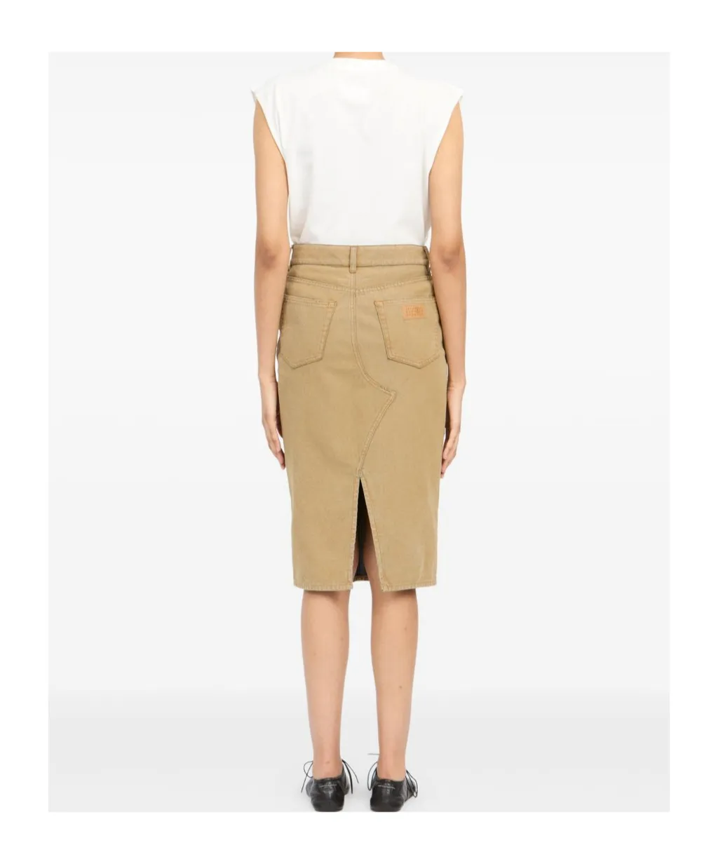 Seam Midi Skirt