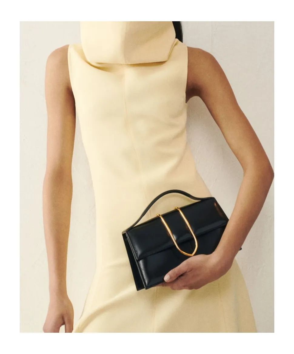 Jacquemus Logo Plaque Top Handle Bag