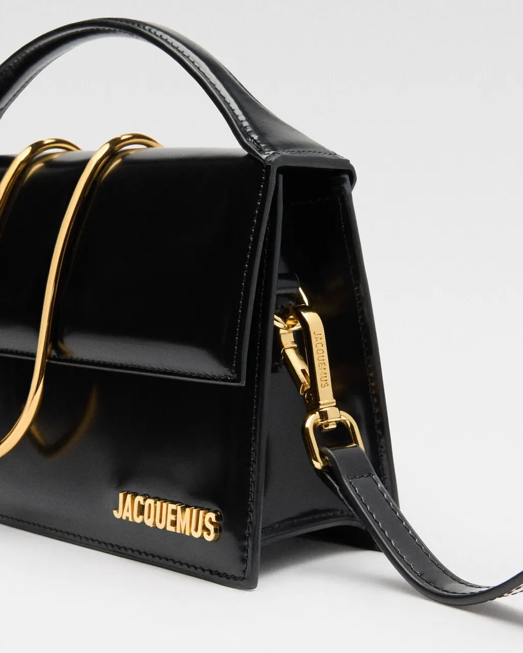 Jacquemus Logo Plaque Top Handle Bag