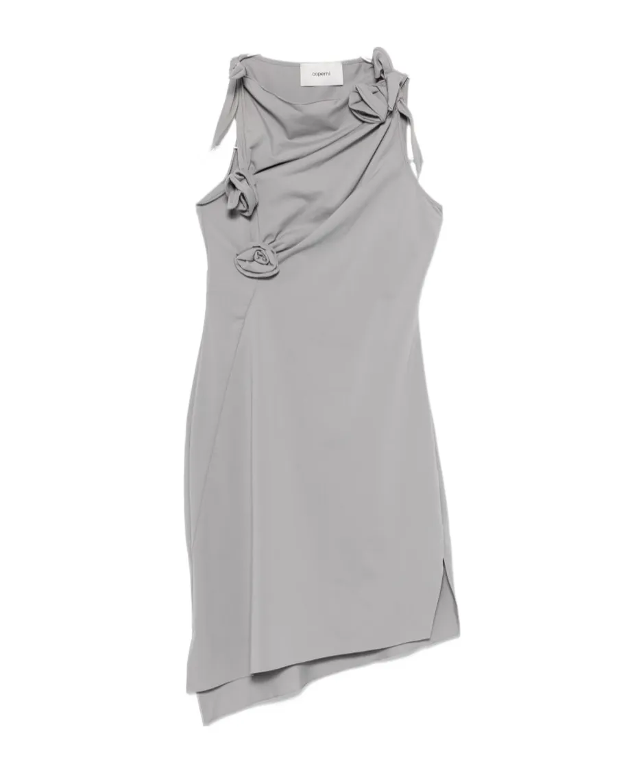 Bow-Detail Cutout Dress