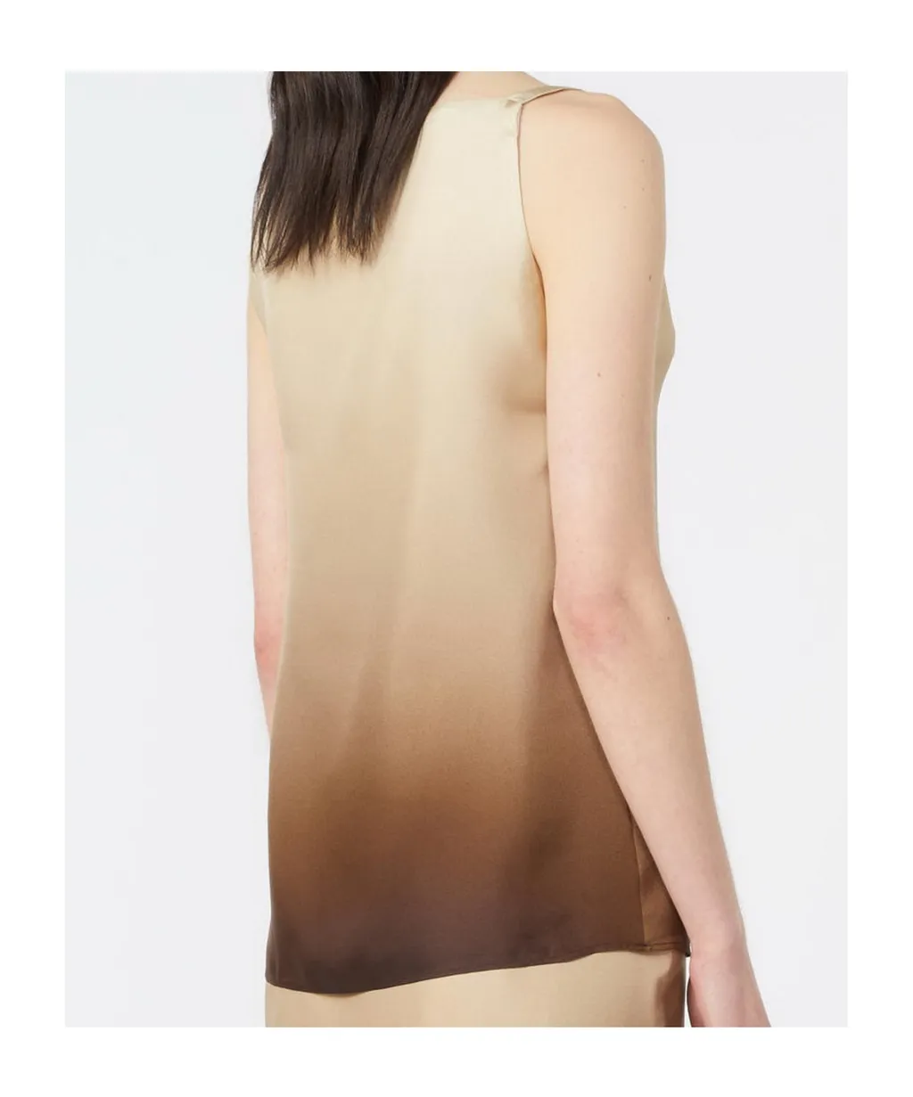 Sportmax Tie-Dyed V-Neck Top