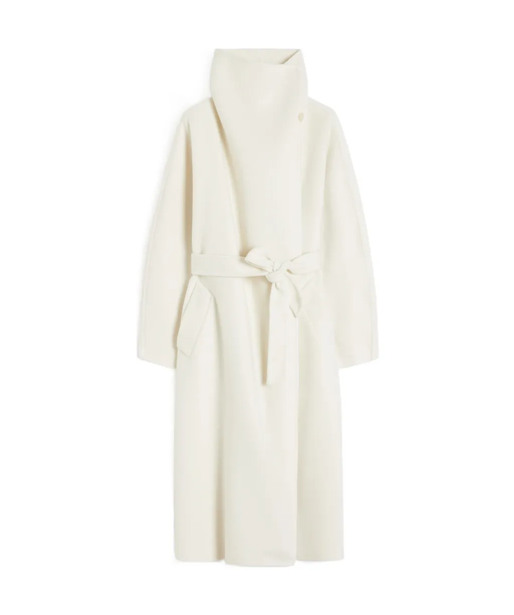 Cashmere Robe Coat - Ivory