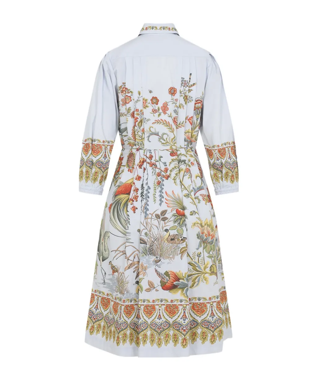 Floral-Print Shirt Dress