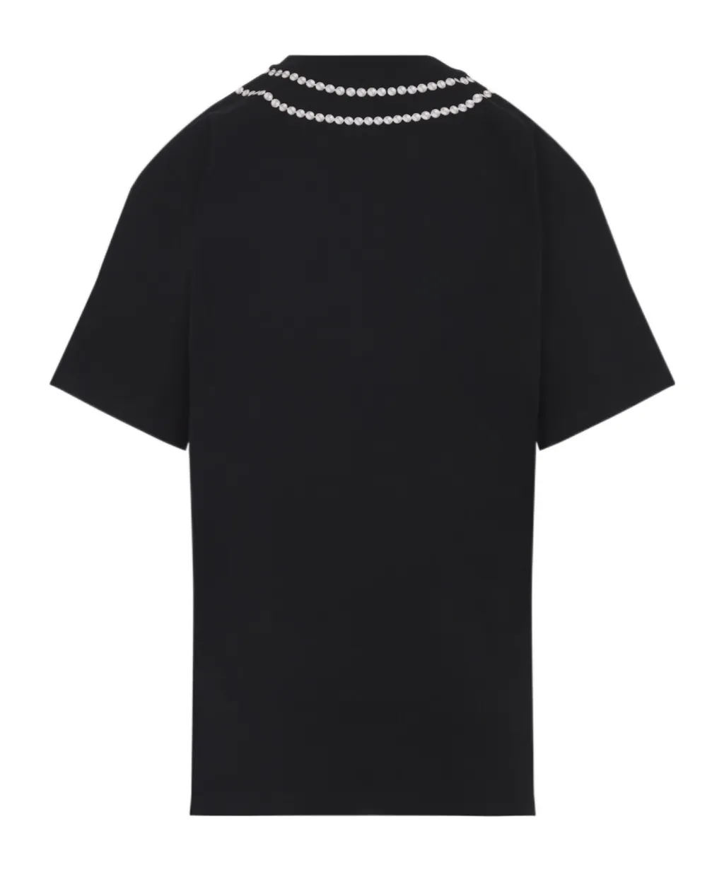 Moschino Logo Printed Crewneck T-Shirt