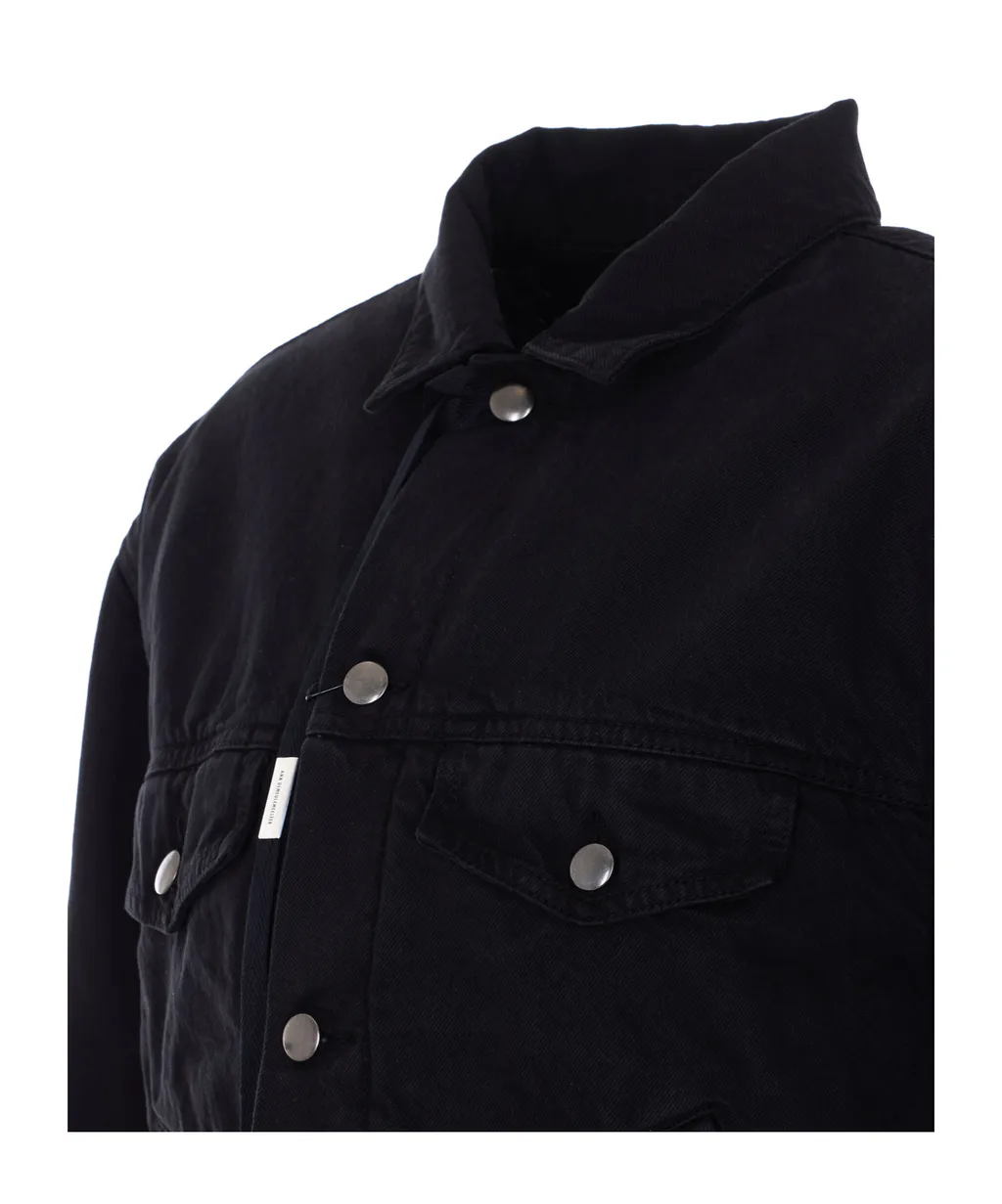 Single-Breasted Long-Sleeved Shirt