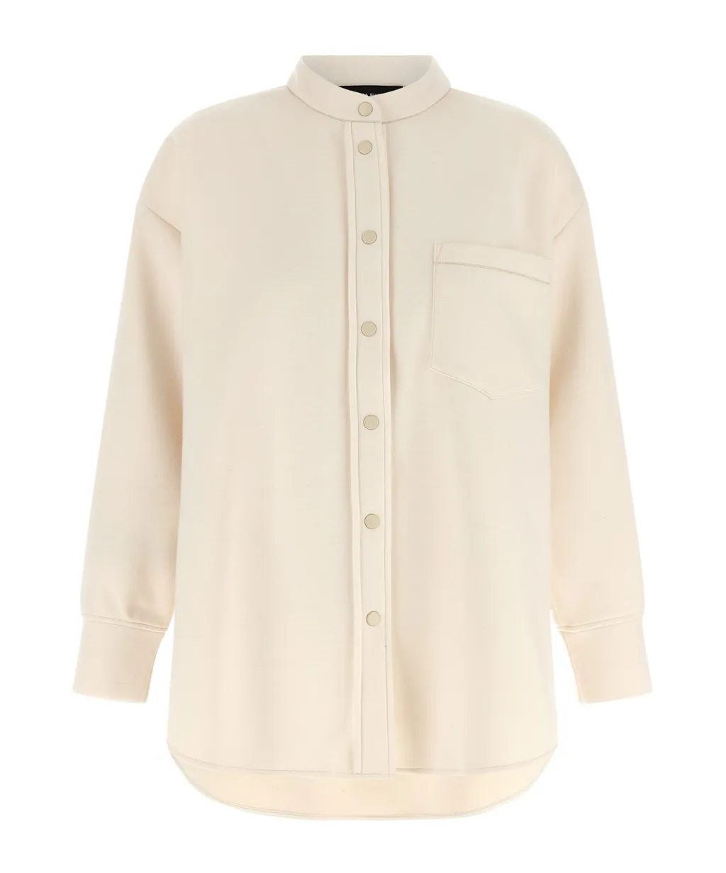 Fabiana Filippi Scuba Curved Hem Shirt