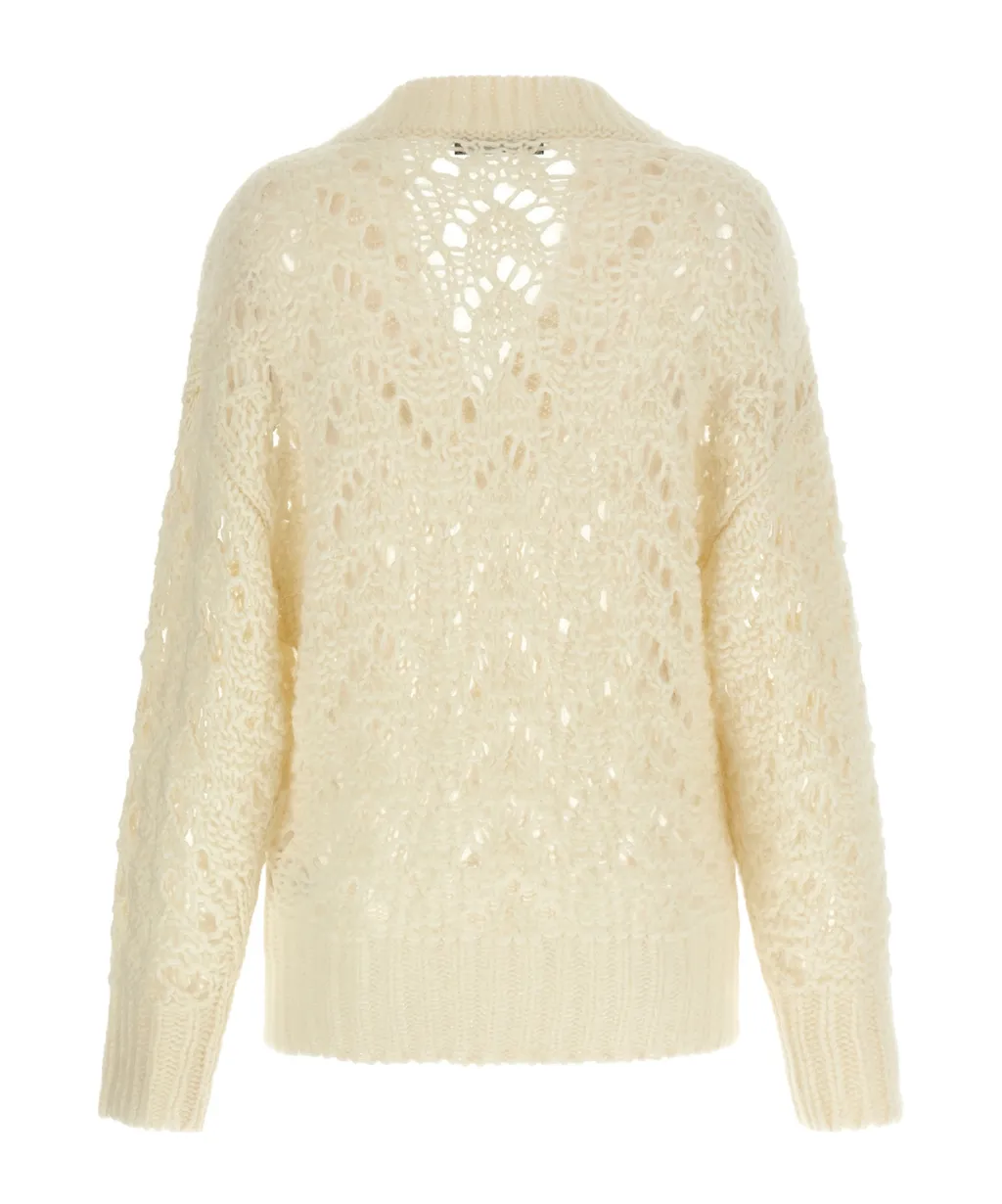 Fabiana Filippi Long-Sleeved V-Neck Jumper