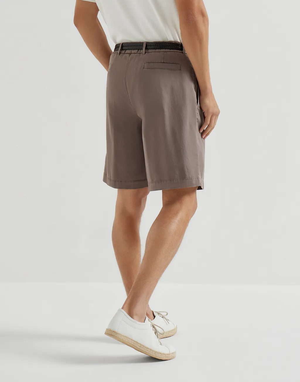 Brunello Cucinelli Mid-Rise Bermuda Shorts