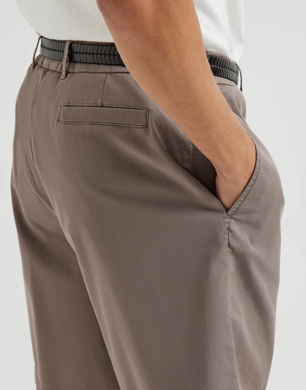 Brunello Cucinelli Mid-Rise Bermuda Shorts