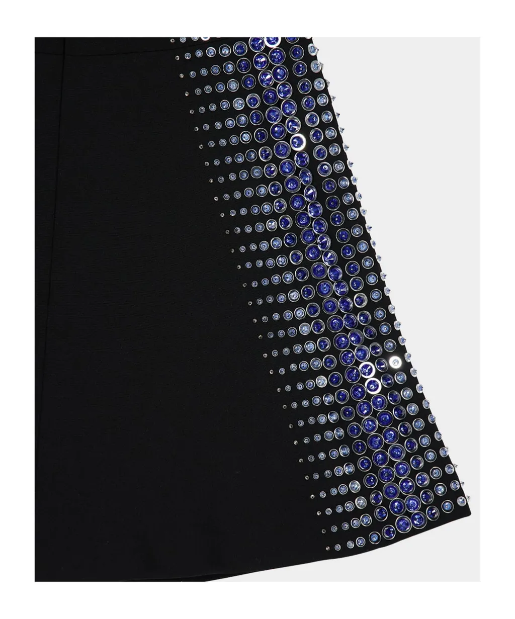 Embellished Sleeveless Mini Dress