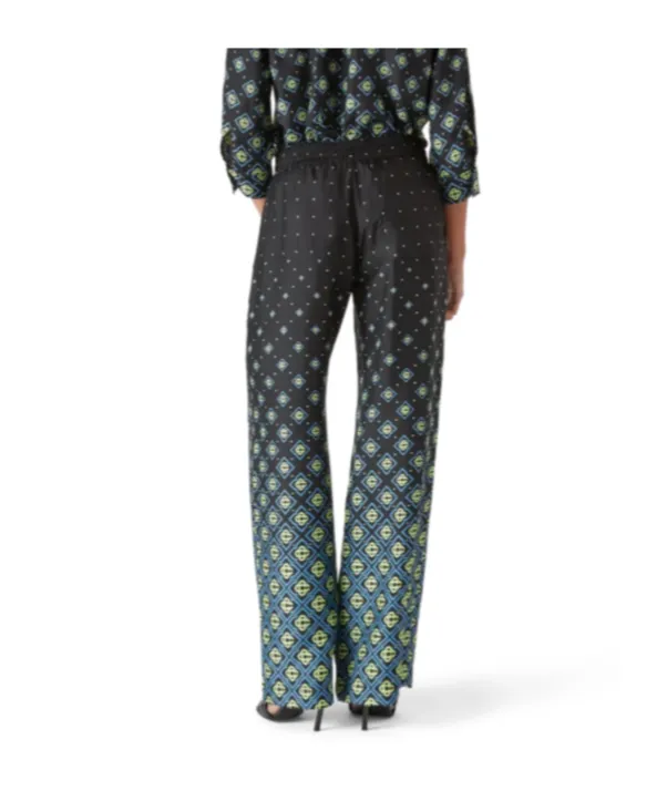 Degrade Monogram Silk Trousers