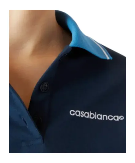 Casablanca Punto Polo Collared Sweatshirt