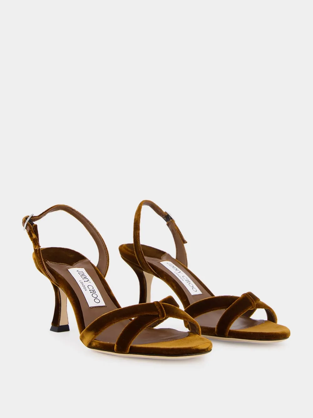 Jimmy Choo Elsy 70 Velvet Sandals