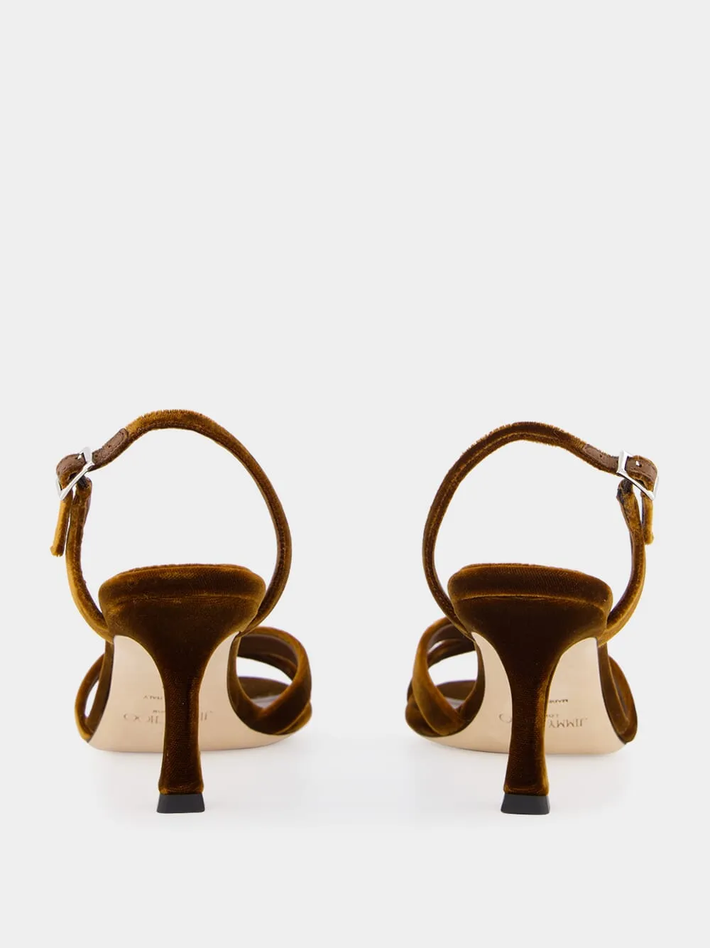 Jimmy Choo Elsy 70 Velvet Sandals