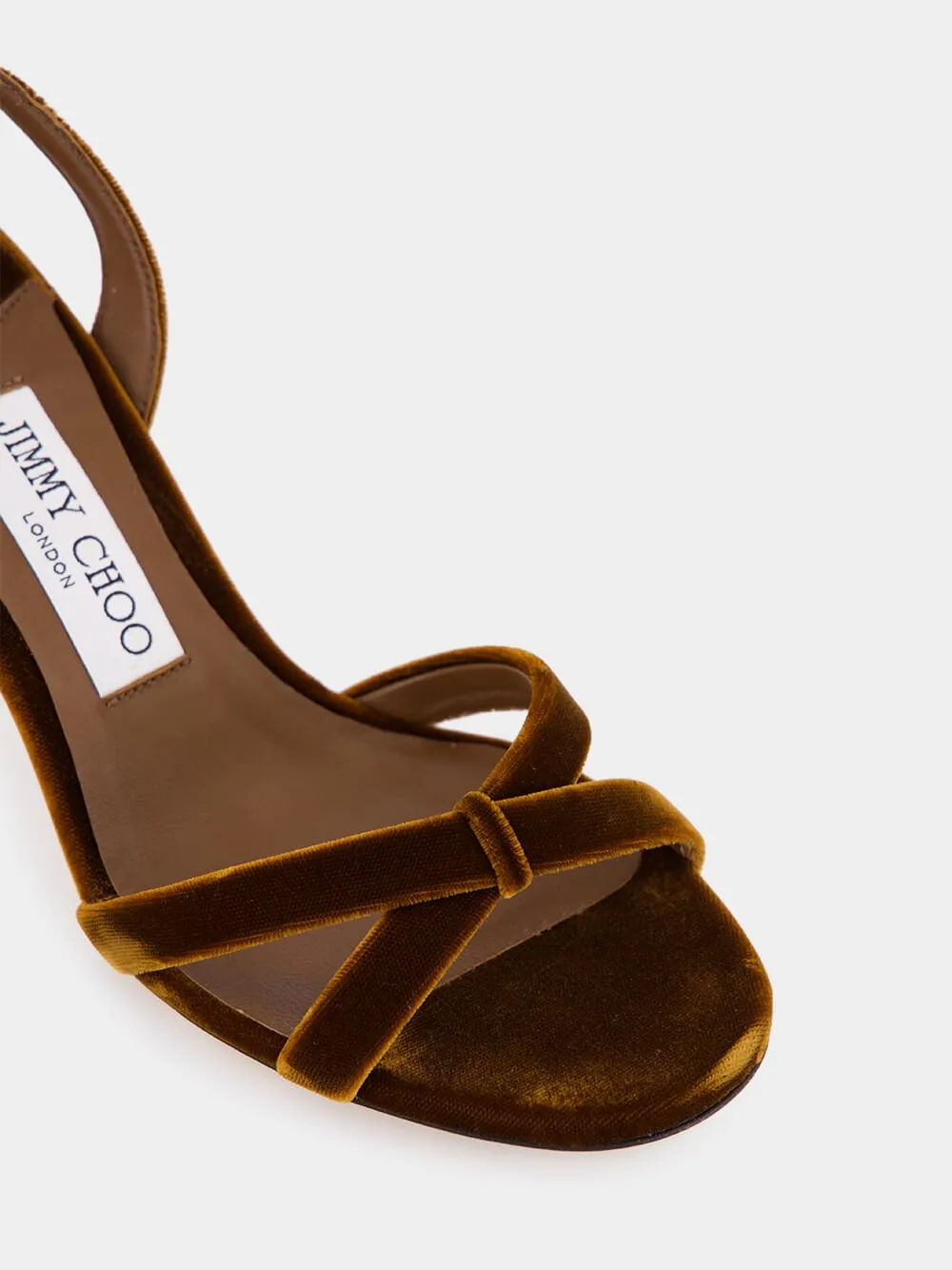 Jimmy Choo Elsy 70 Velvet Sandals