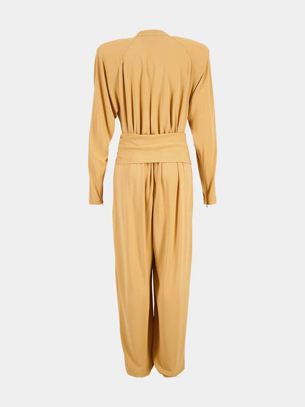 Stella Mccartney Long Sleeved Creped Jersey Jumpsuit