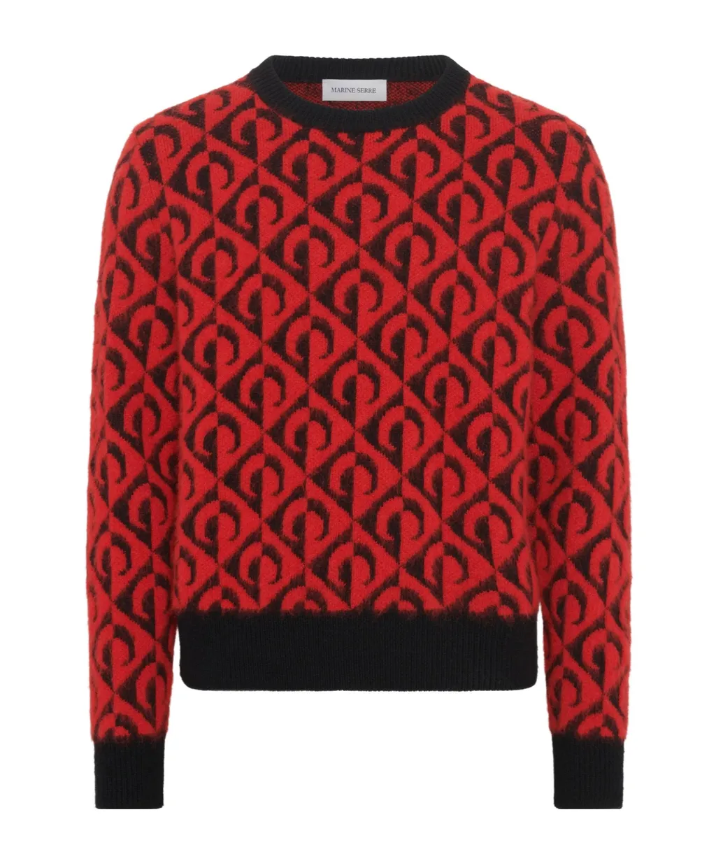 Crew Neck Long-Sleeved Sweater