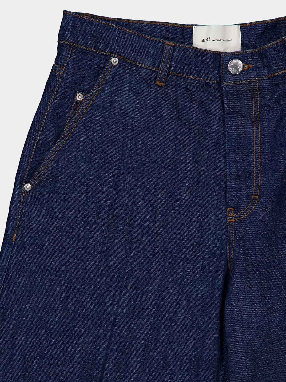 Ami Loose Denim Shorts