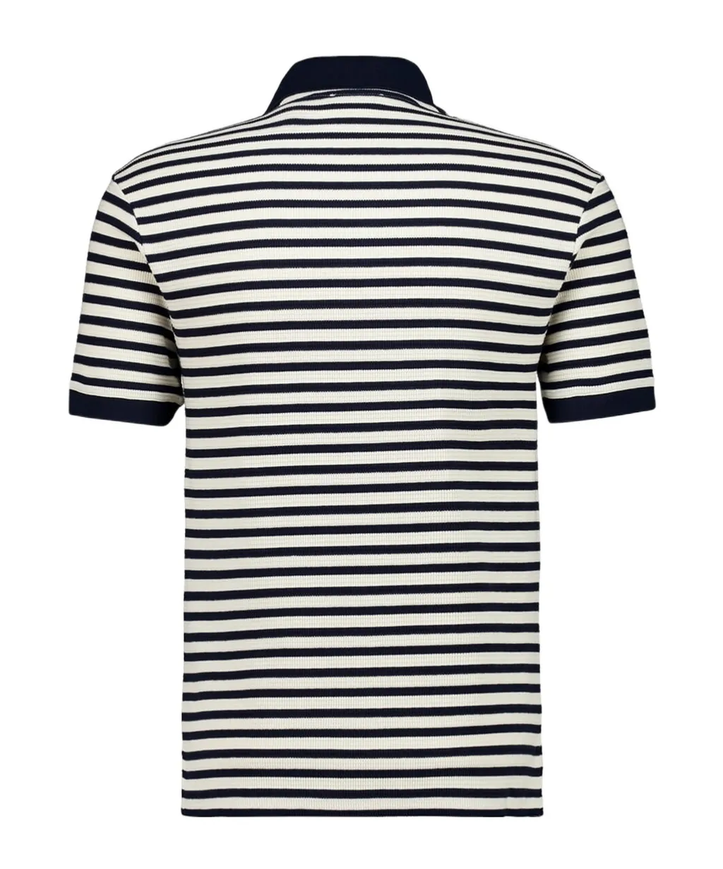 Alexander Mcqueen Short Sleeved Striped Polo Shirt
