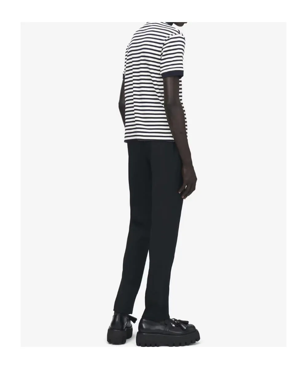 Alexander Mcqueen Short Sleeved Striped Polo Shirt