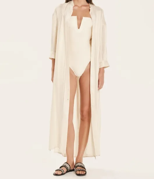 Maira Button Dress