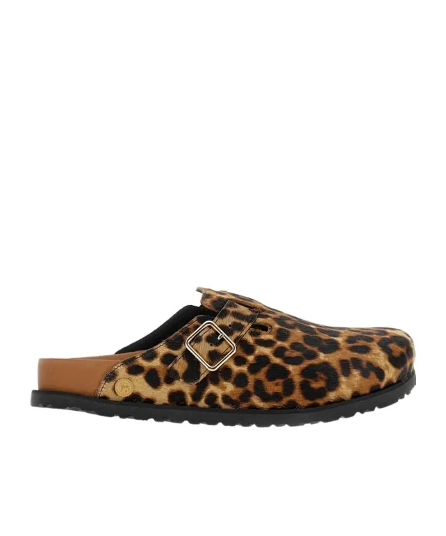 Leopard Print Mules