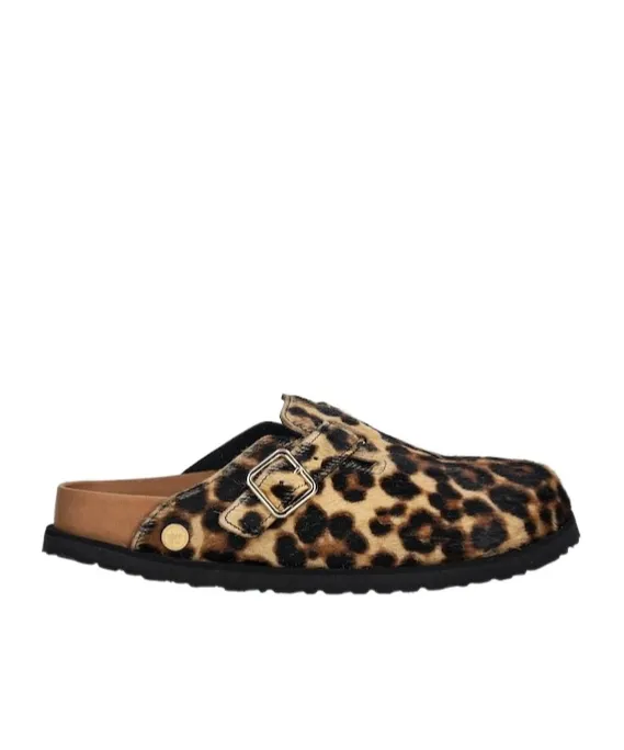 Leopard Print Mules