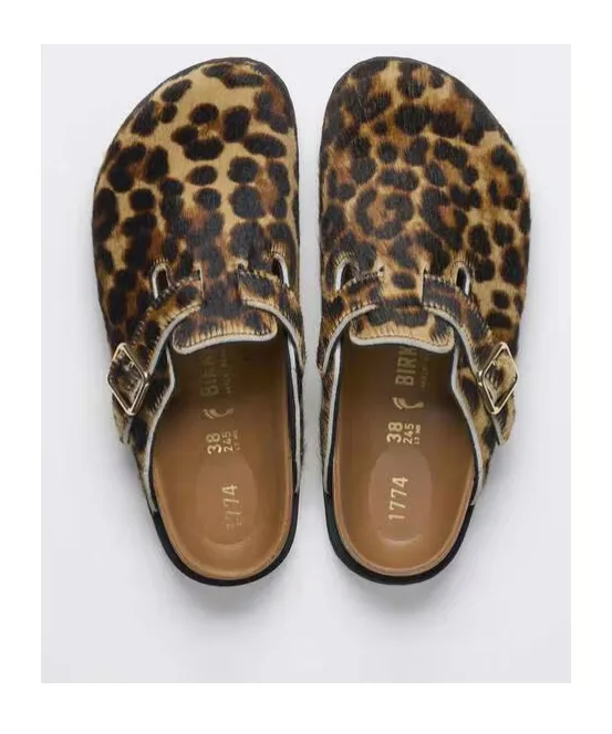 Leopard Print Mules
