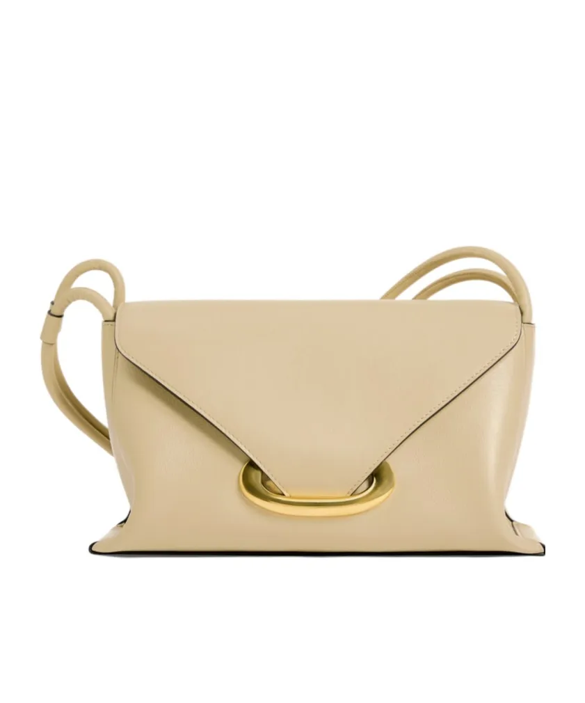 Veneto Gold-Tone Oval Leather Tote Bag