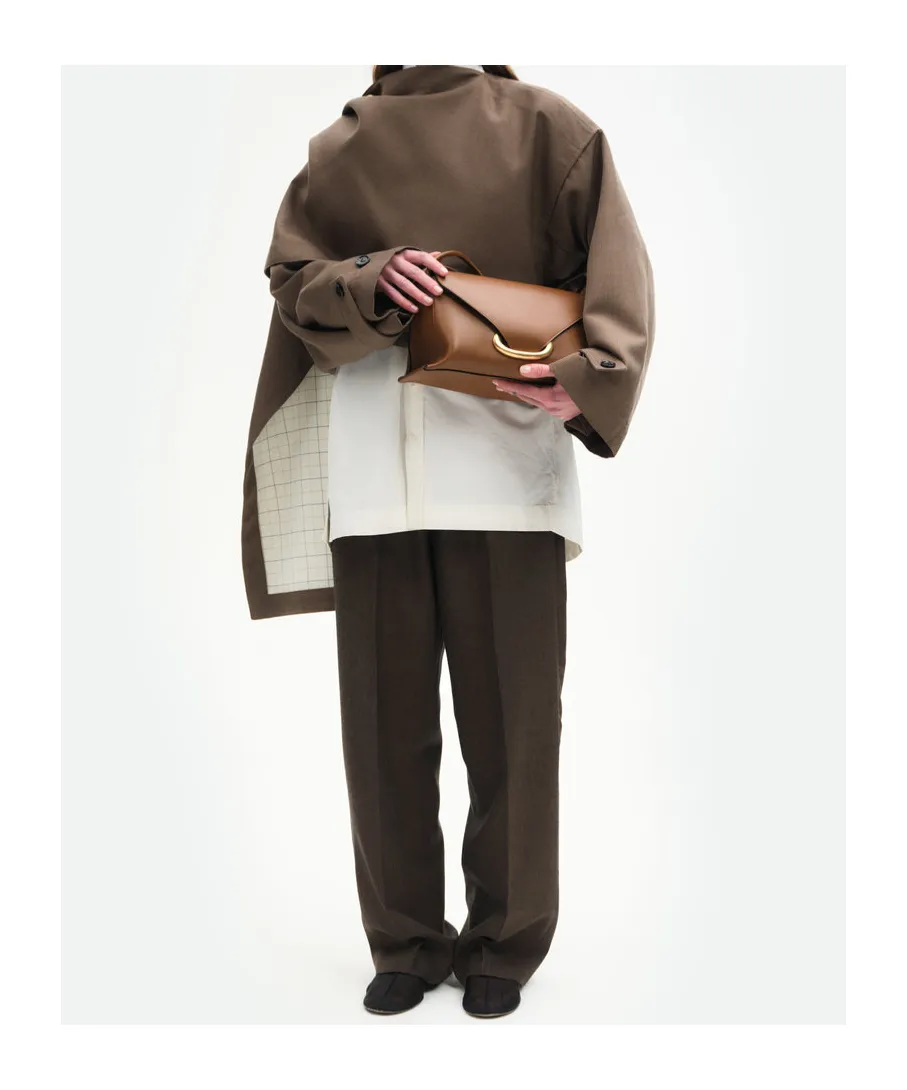Gold-Tone Hardware Shoulder Bag