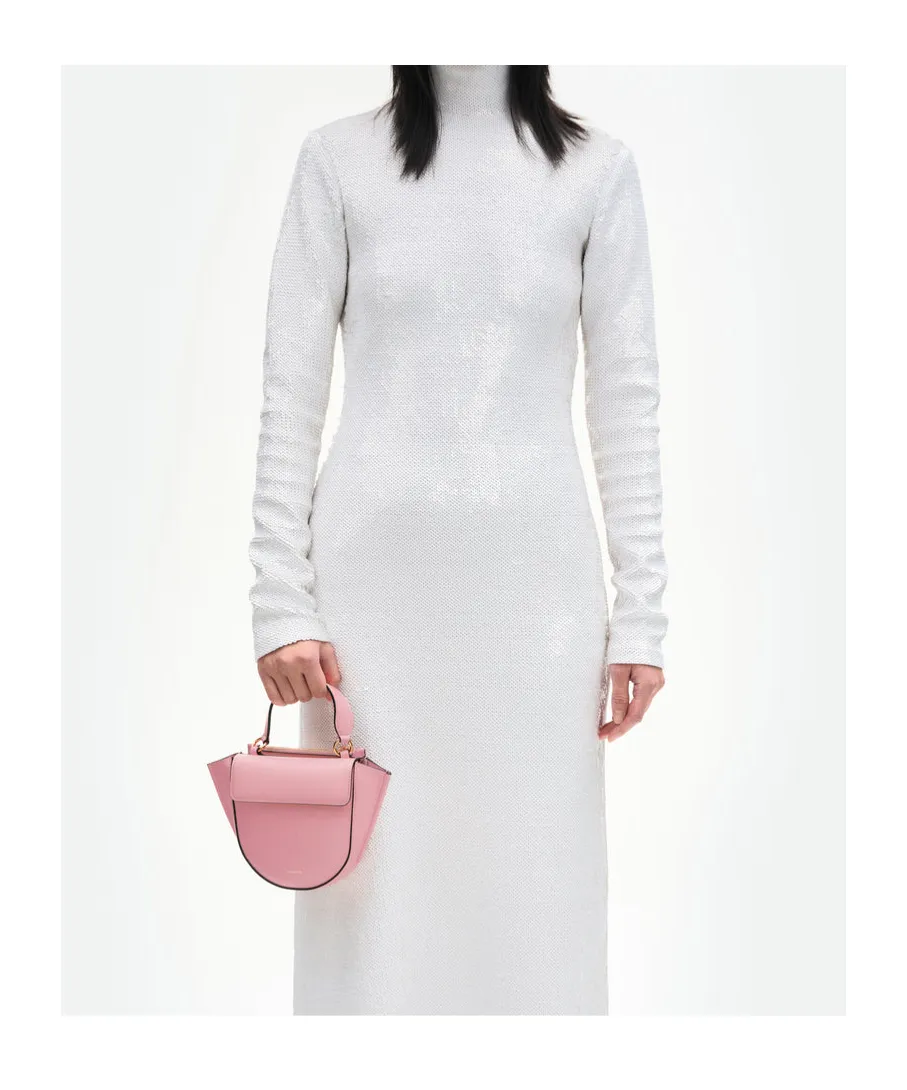 Hortensia Piccola Handle Leather Tote Bag