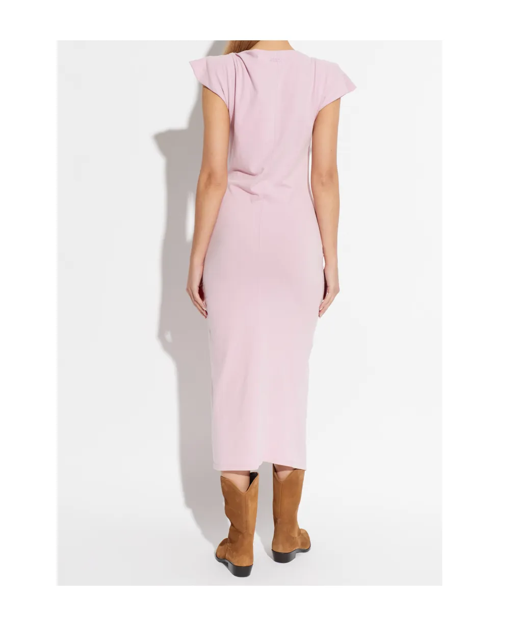 Isabel Marant Nadela Ruched Detailed Midi Dress