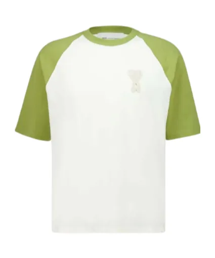 Ami Paris Logo Patch Crewneck T-Shirt
