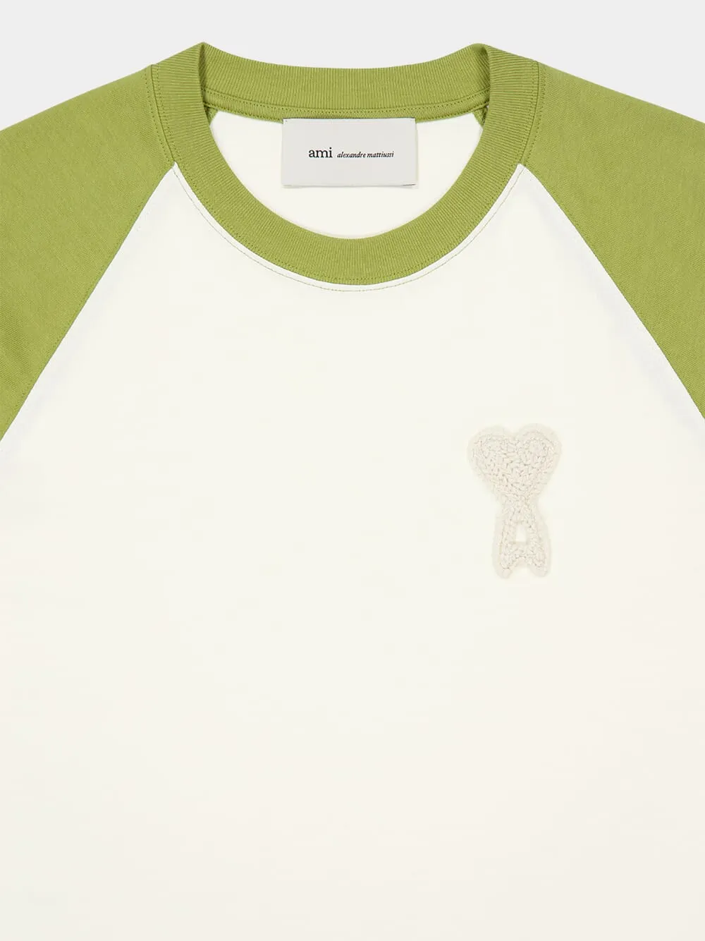 Ami Paris Logo Patch Crewneck T-Shirt
