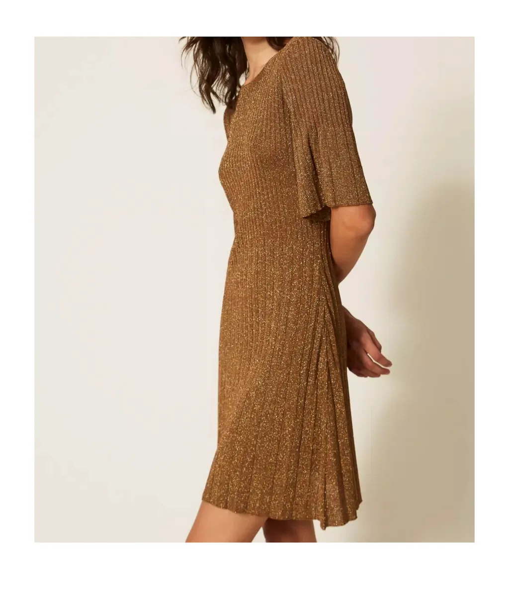 Lurex Knitted Dress